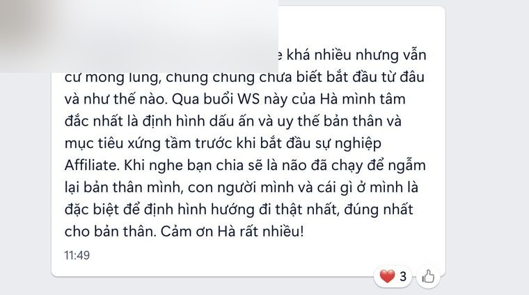 Feedback học viên về phong cách giảng dạy